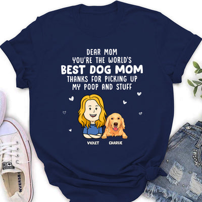 Funny Message For Dog Parents - Personalized Custom Women's T-shirt