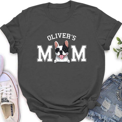 Dog Mom Basic - Personalized Custom Women's T-shirt