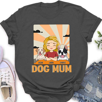 I Luv U Mom - Personalized Custom Women's T-shirt