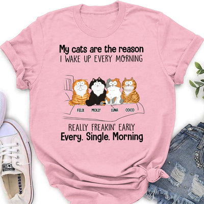 Every Single Morning - Personalized Custom Women's T-shirt