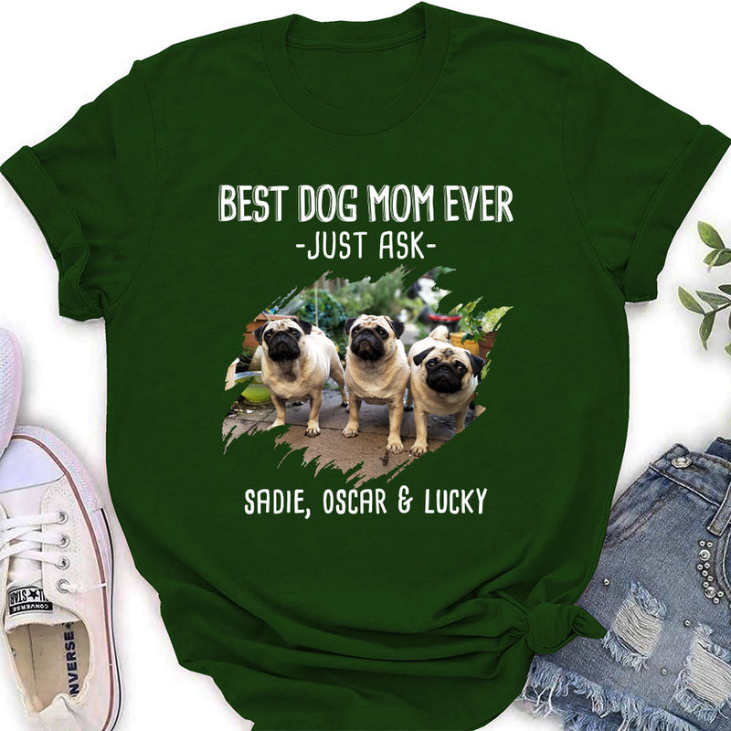 Best Mom Just Ask - Personalized Custom Women&