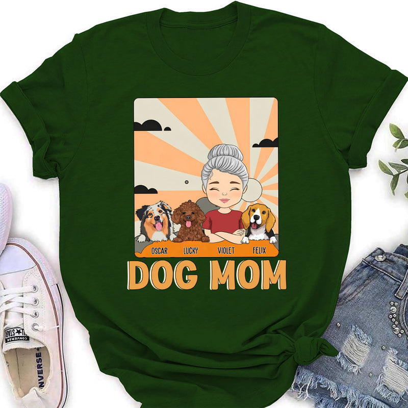 I Luv U Mom - Personalized Custom Women&