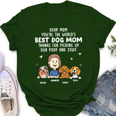 Funny Message For Dog Parents - Personalized Custom Women's T-shirt