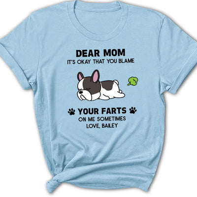 Blame On Dog - Personalized Custom Women's T-shirt