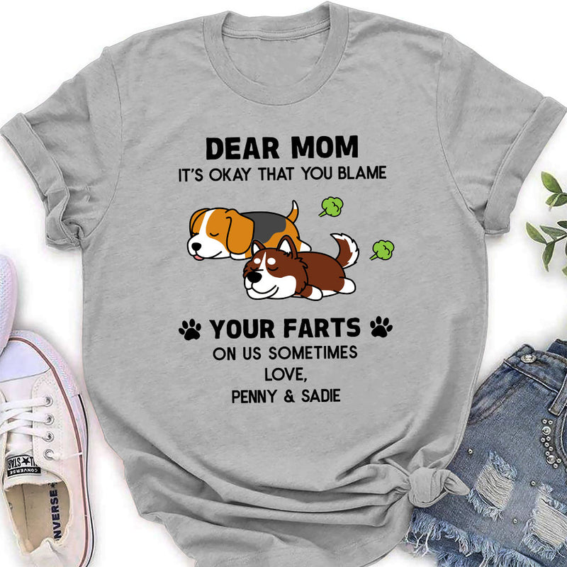 Blame On Dog - Personalized Custom Women&