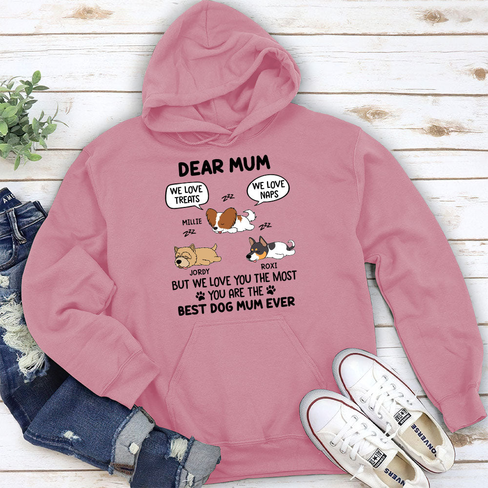 You Are The Best To Me Custom Dogs Parent Personalized Unisex Hoodie