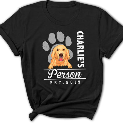 Dog Person Est - Personalized Custom Women's T-shirt