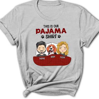 Pajama Shirt Couple - Personalized Custom Women's T-shirt