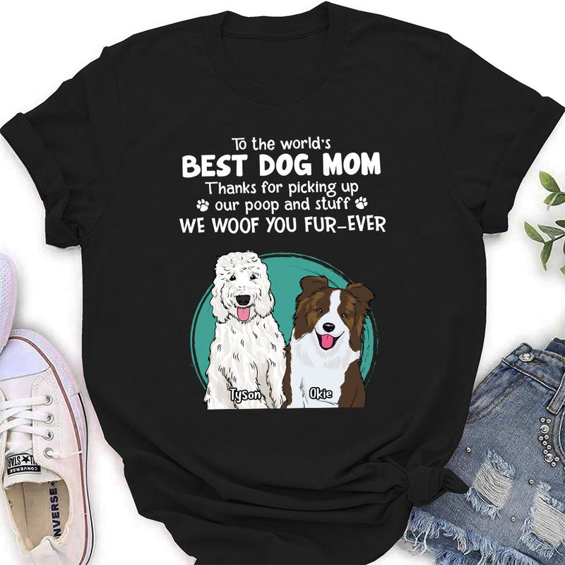 Thank You Dog Mom Dad - Personalized Custom Women&