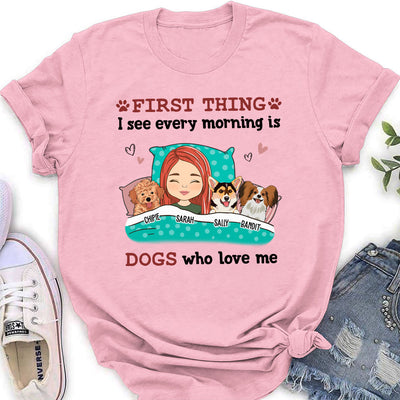 Every Morning - Personalized Custom Women's T-shirt