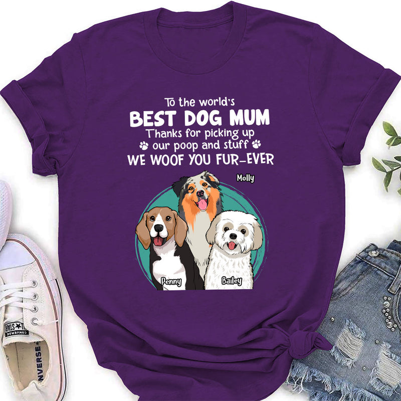 Thank You Dog Mom Dad - Personalized Custom Women&