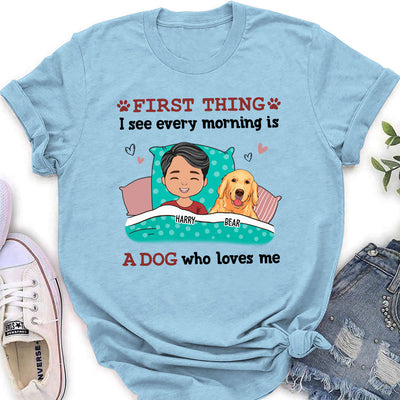 Every Morning - Personalized Custom Women's T-shirt