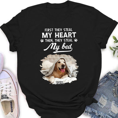 Steal My Heart - Personalized Custom Women's T-shirt