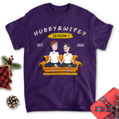 Hubby & Wifey Season - Personalized Custom Unisex T-shirt