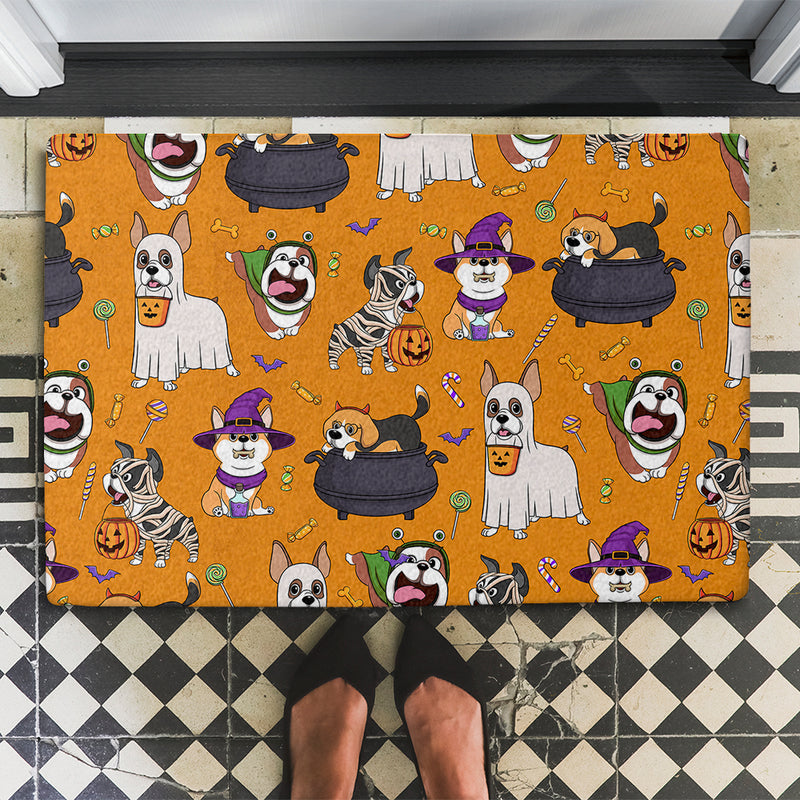 Pattern Dog Halloween - Doormat