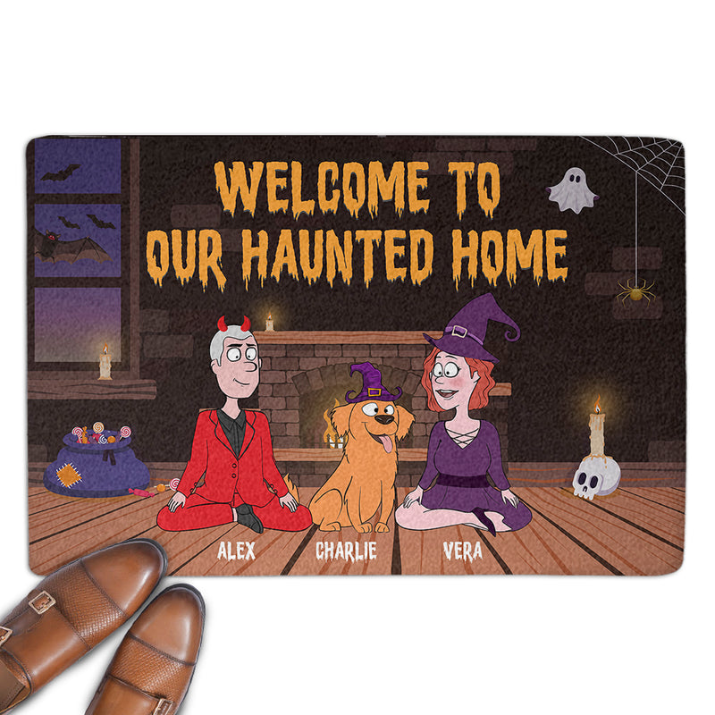 Halloween Family - Personalized Custom Doormat