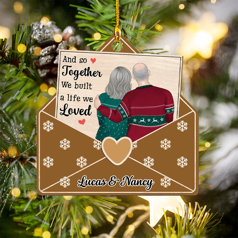 And So Together - Personalized Custom 1-layered Wood Ornament
