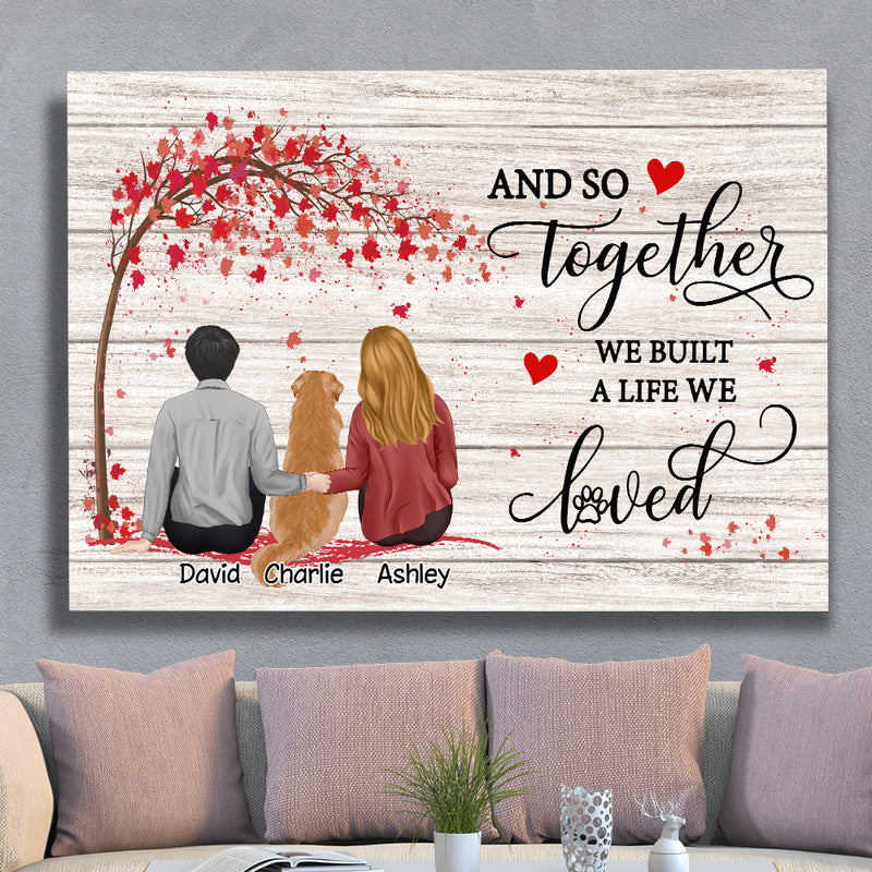 Together We Built - Personalized Custom Canvas Print