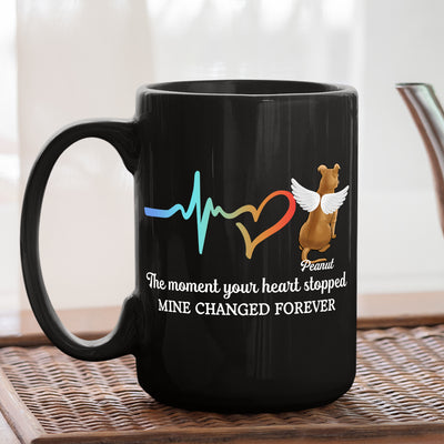 The Moment Your Heart Stopped - Personalized Custom Coffee Mug