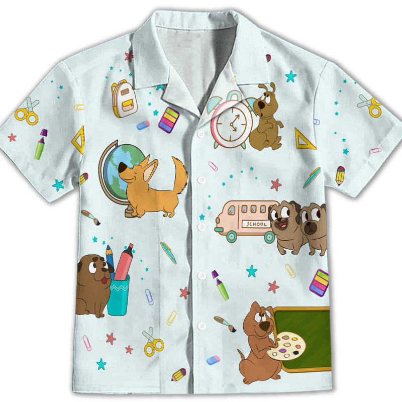 Back To School 2 - Kids Button-up Shirt