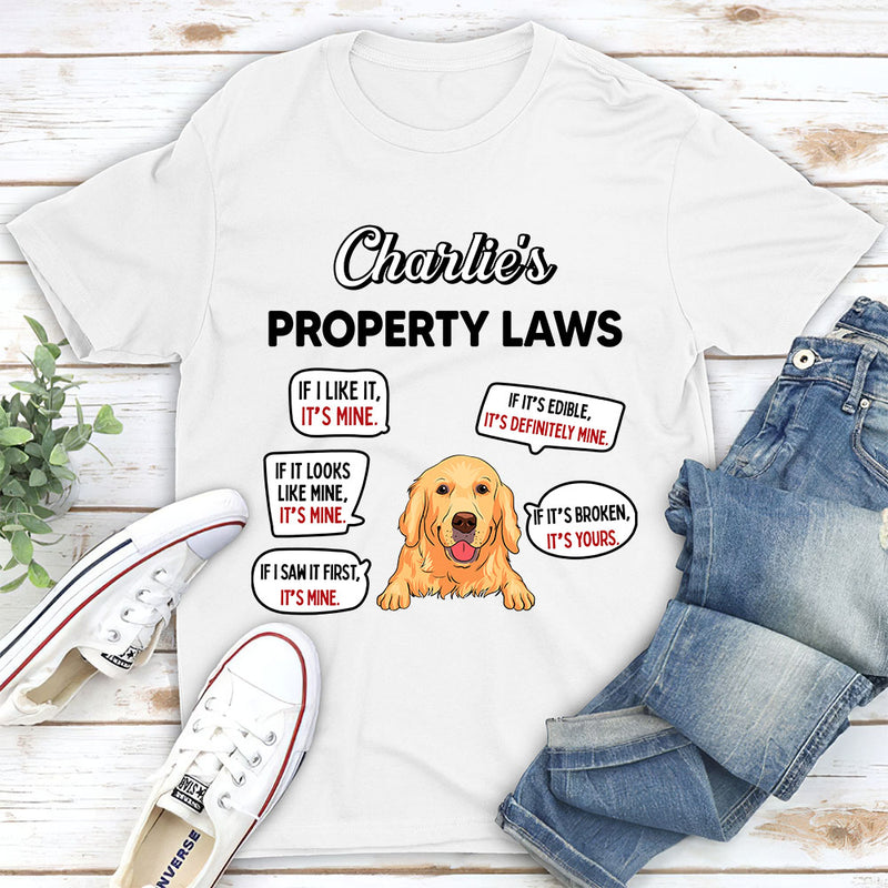 Property Laws - Personalized Custom Unisex T-shirt