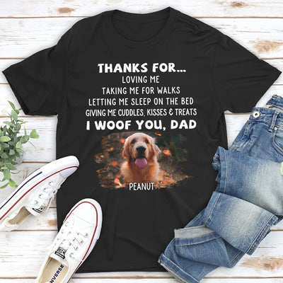 Dog Thanks For Photo - Personalized Custom Unisex T-shirt