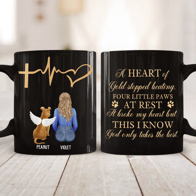 A Heart Of Gold - Personalized Custom Coffee Mug