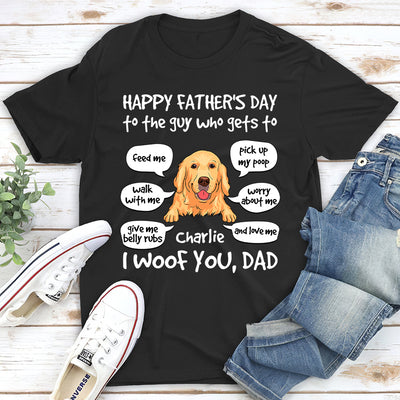 Dog Loves You - Personalized Custom Unisex T-shirt