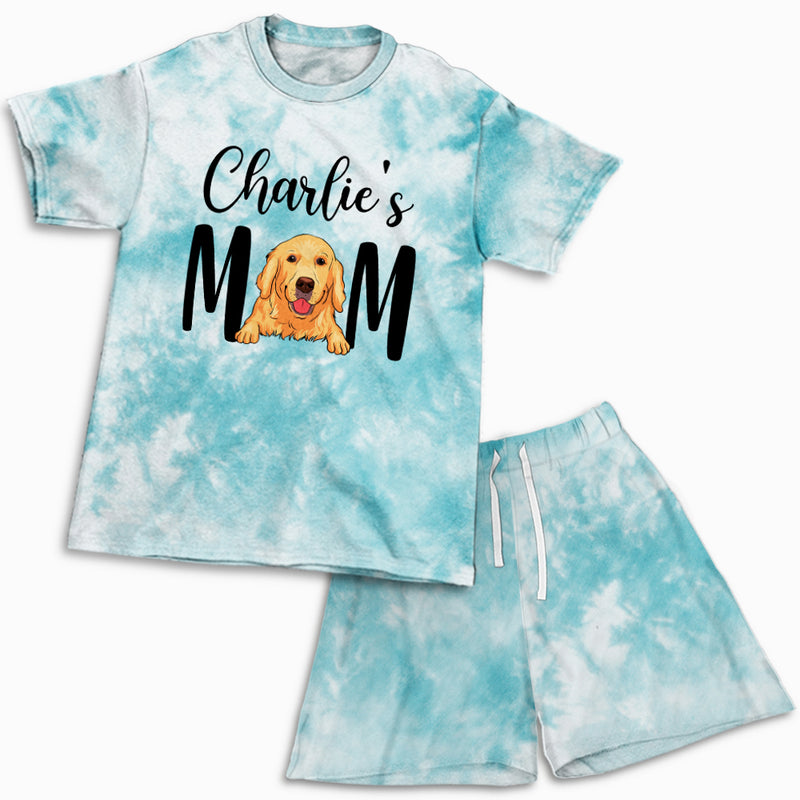 Dog Mom - Personalized Custom Short Pajama Set