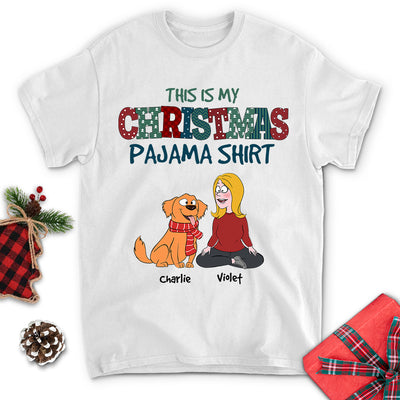 Pajama Shirt Cartoon - Personalized Custom Unisex T-shirt