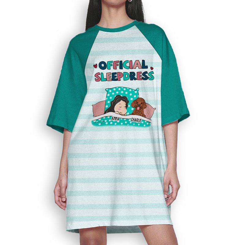 Pet Official Sleepdress - Personalized Custom 3/4 Sleeve Dress