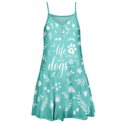 Life Is Better With Dog 1 - Strap Dress