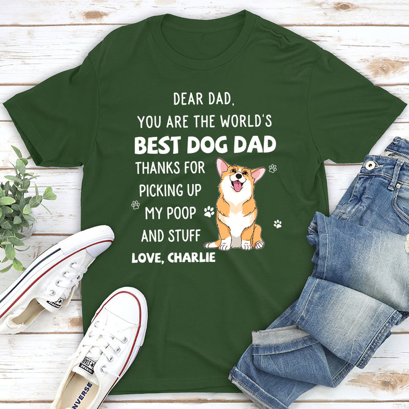 Thank You For Picking Up My Poop - Personalized Custom Unisex T-shirt