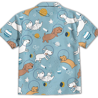 Space Dog 2 - Kids Button-up Shirt