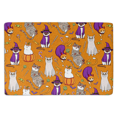 Pattern Cat Halloween - Doormat
