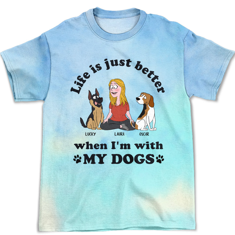 Life Is Just Better - Personalized Custom All-over-print T-shirt