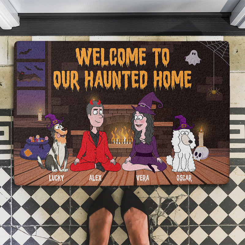 Halloween Family - Personalized Custom Doormat