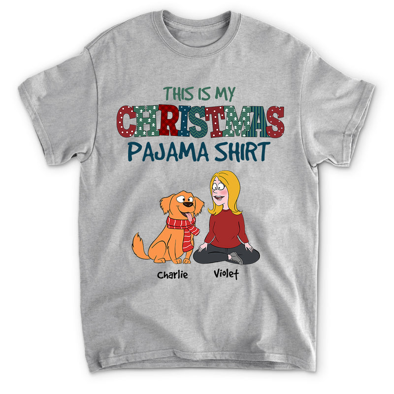 Pajama Shirt Cartoon - Personalized Custom Unisex T-shirt