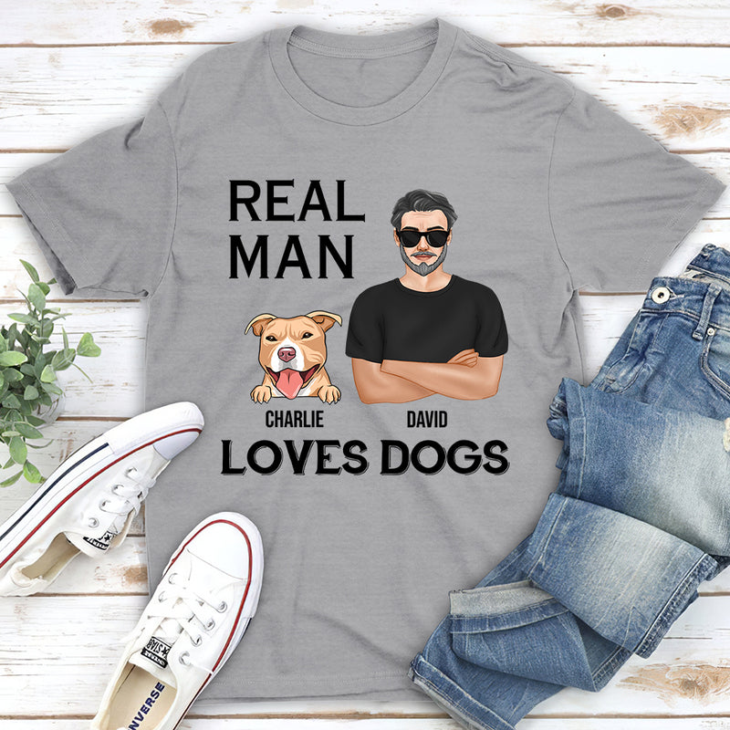 Real Man - Personalized Custom Unisex T-shirt