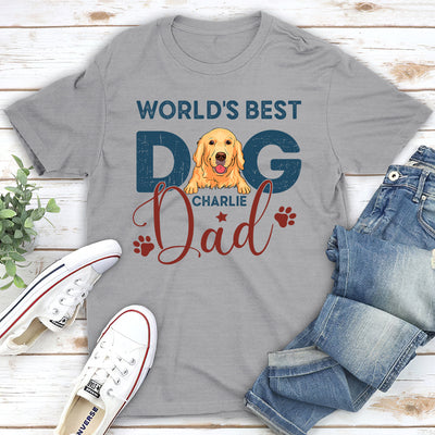 Best Dad Color - Personalized Custom Unisex T-shirt