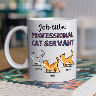 Professional Cat Servant - Personalized Custom Coffee Mug