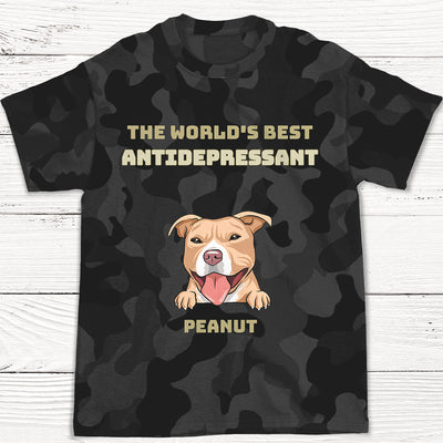 The Best Antidepressant - Personalized Custom All-over-print T-shirt