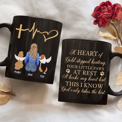 A Heart Of Gold - Personalized Custom Coffee Mug