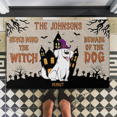 Beware Of Dogs - Personalized Custom Doormat