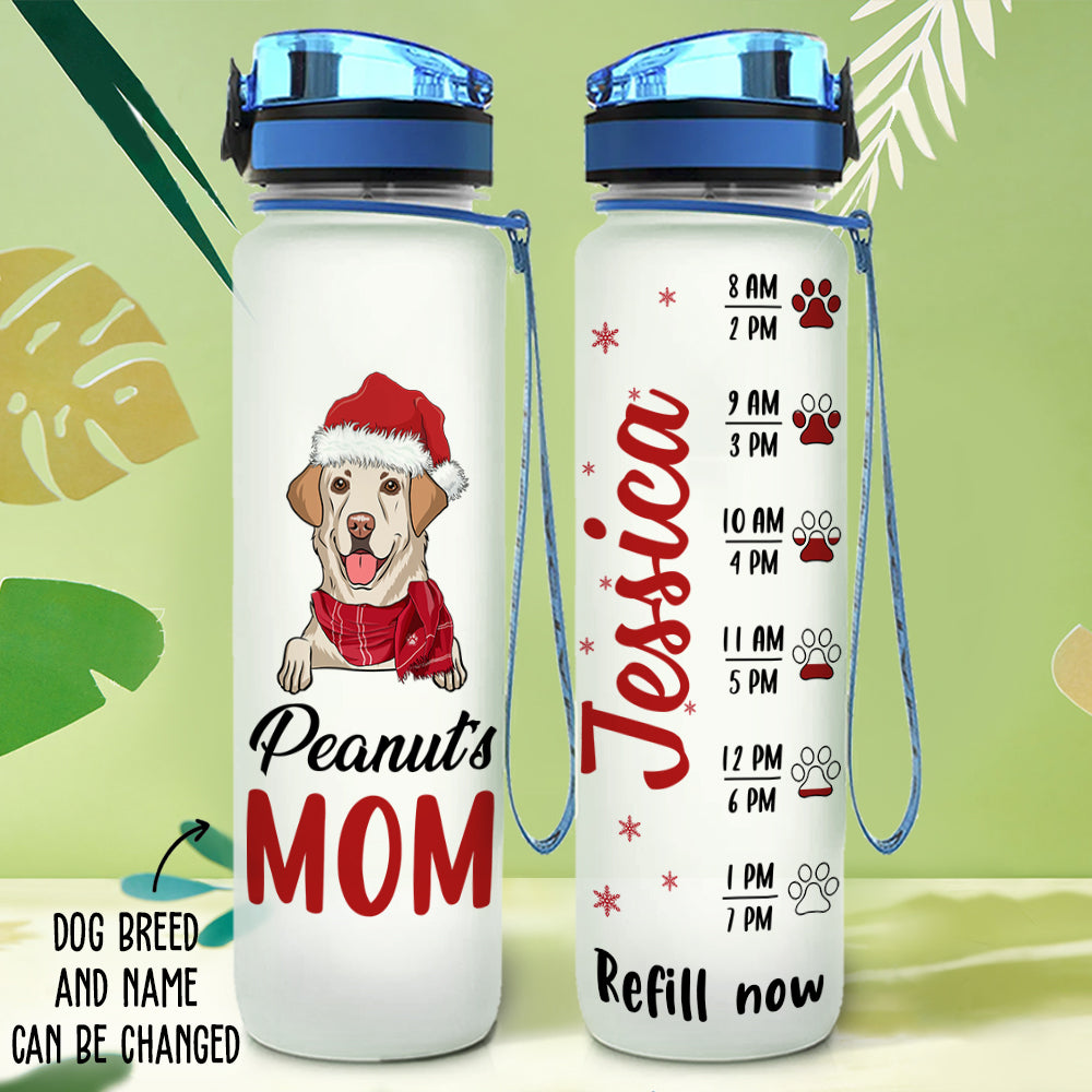 Personalized Water Bottle, Water Bottle With Name, Kid Christmas