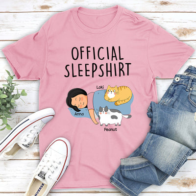 Cat Sleepshirt Simple - Personalized Custom Unisex T-shirt