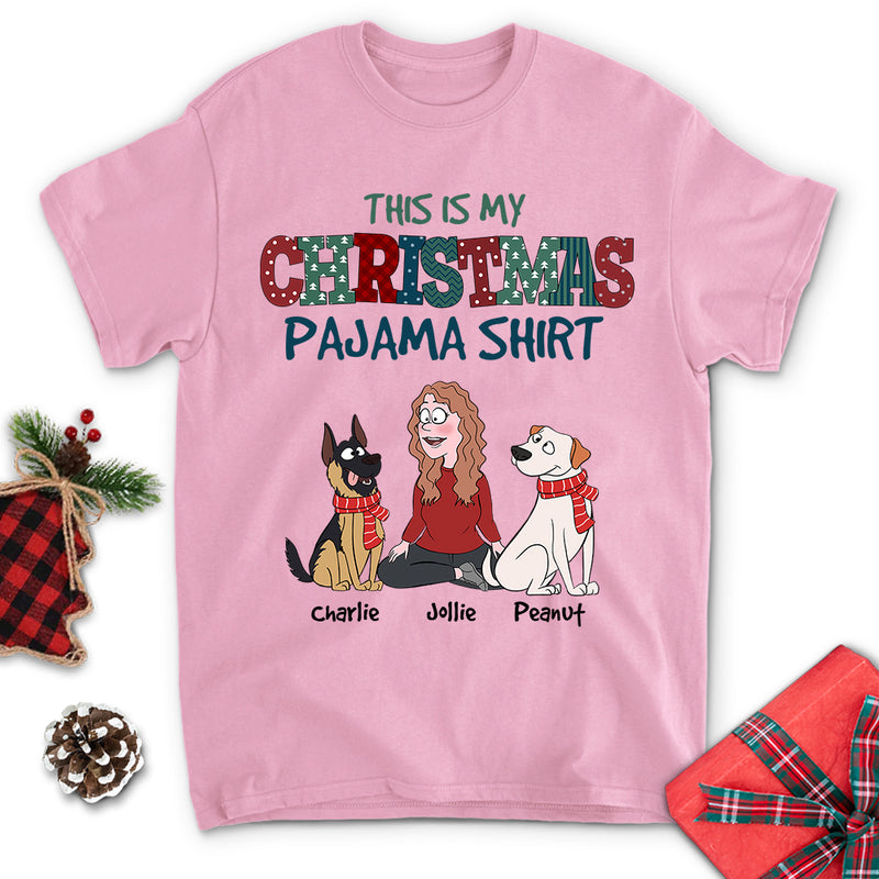 Pajama Shirt Cartoon - Personalized Custom Unisex T-shirt