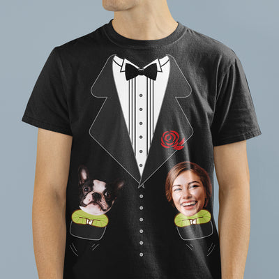 Funny Tuxedo - Personalized Custom Photo All-over-print T-shirt