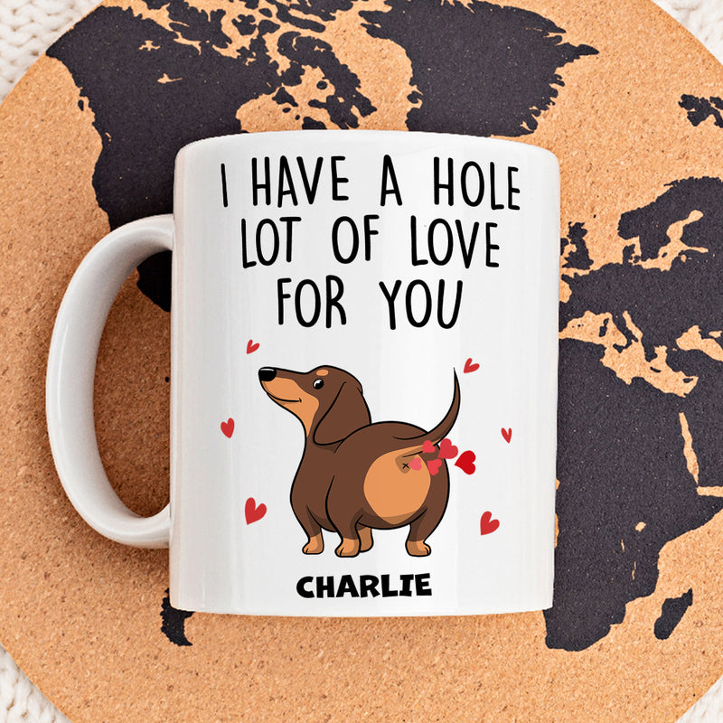 A W-Hole Lot - Personalized Custom Coffee Mug