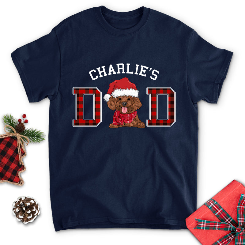 Christmas Dog Dad/Mom Basic - Personalized Custom Unisex T-shirt